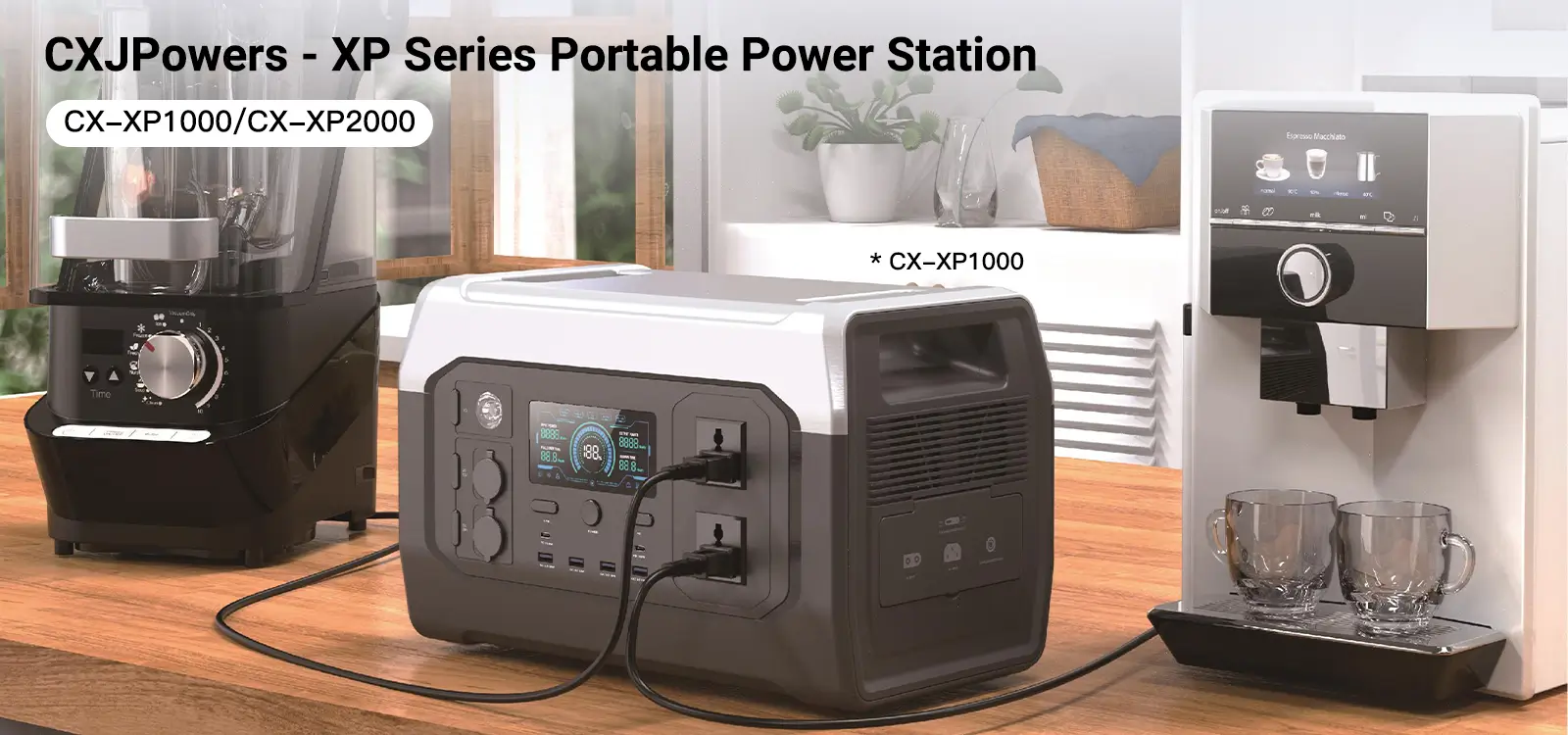 Large Capacity Portable Powerstation 1000 Watt