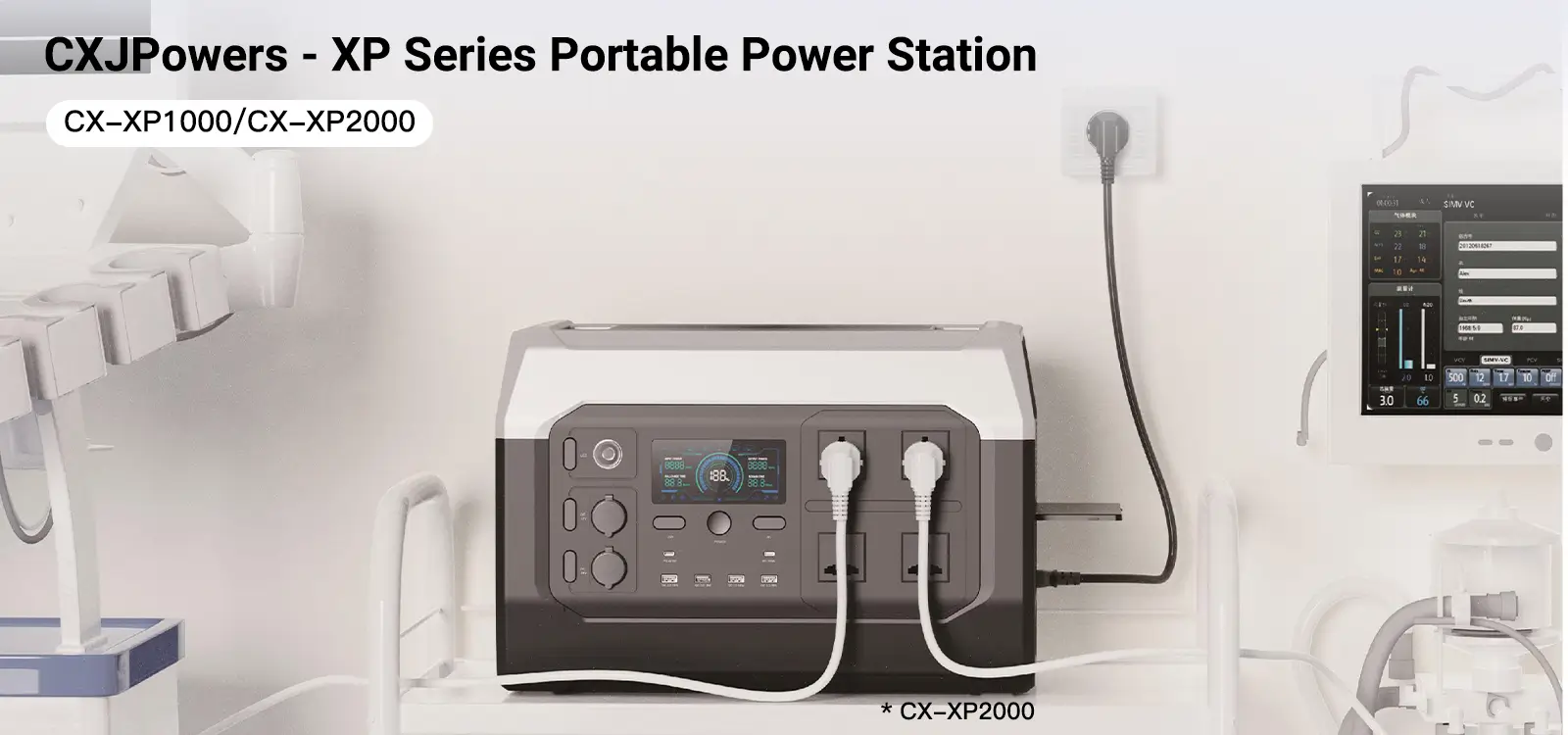 Outdoor Large Capacity Portable Power Station 2000W