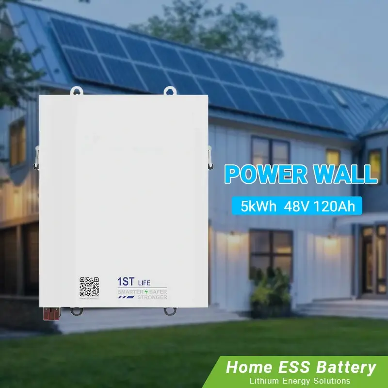 48V 120Ah Wall-mounted Lithium Home Battery