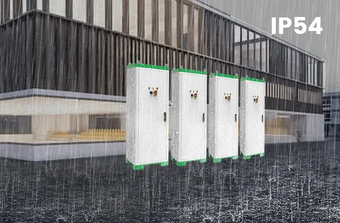 IP54 protection level, waterproof and dustproof