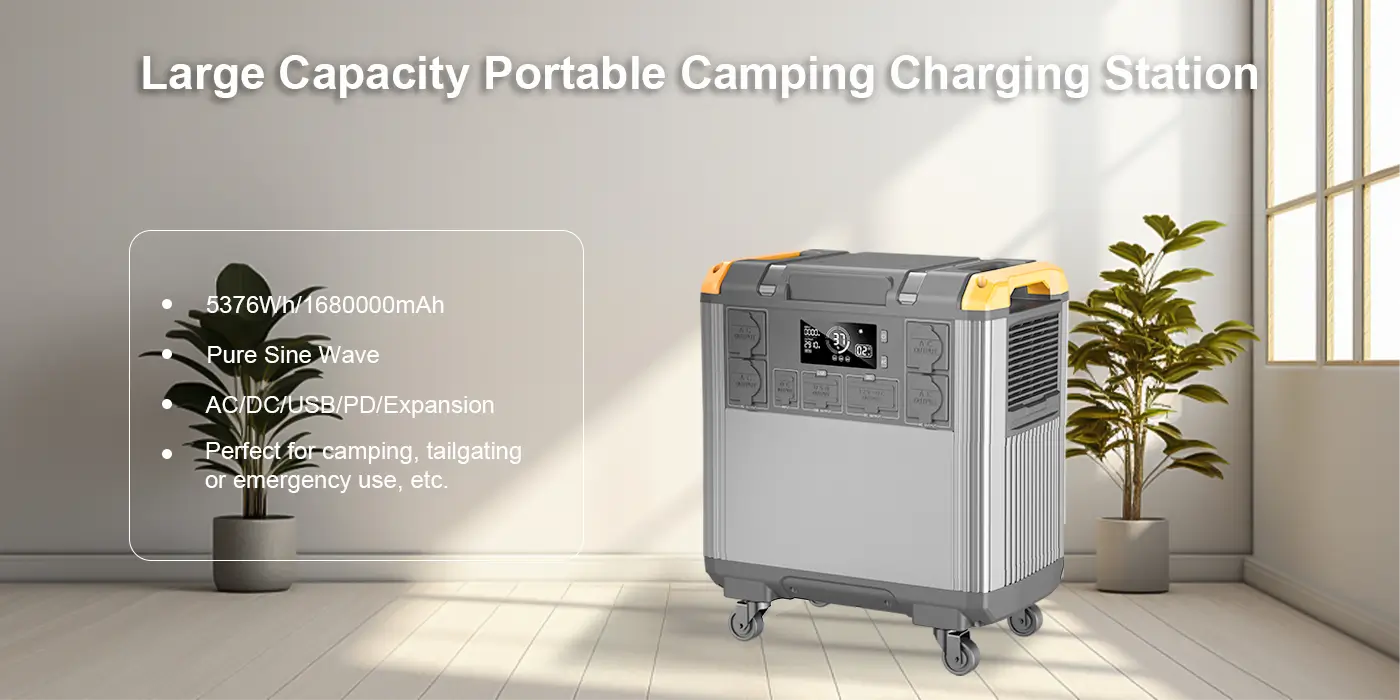 3000W Portable Camping Charger Station for EV Charging