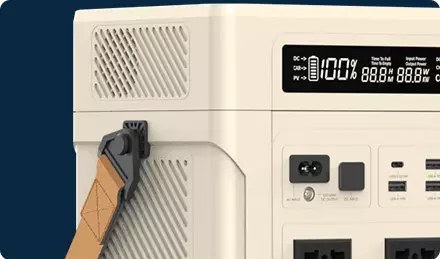 1000W portable power station CX-ZP1000 is fan cooled