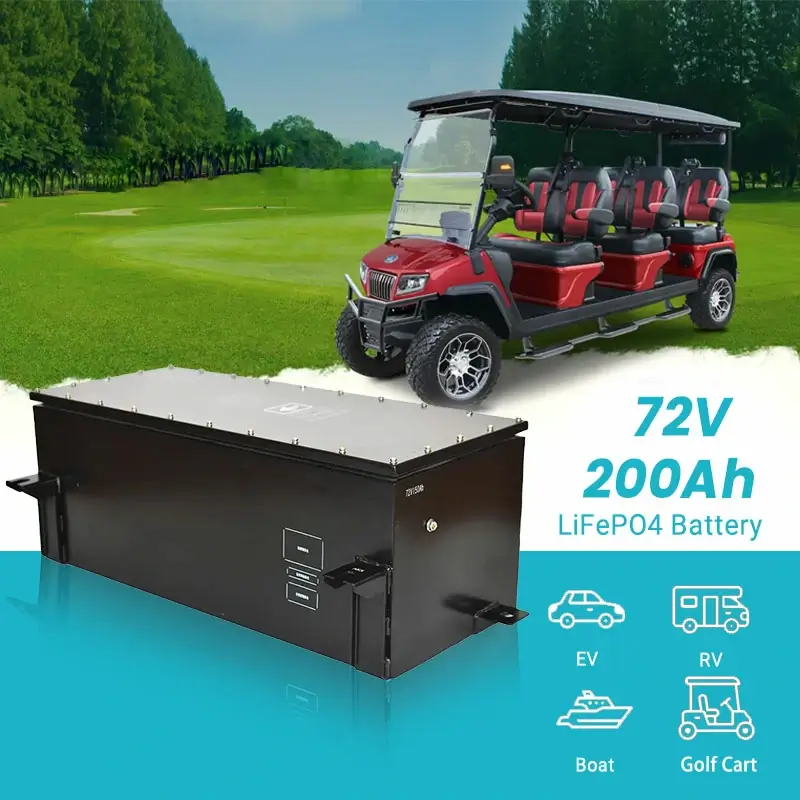 72V 200Ah Battery LiFePO4 for Golf Cart