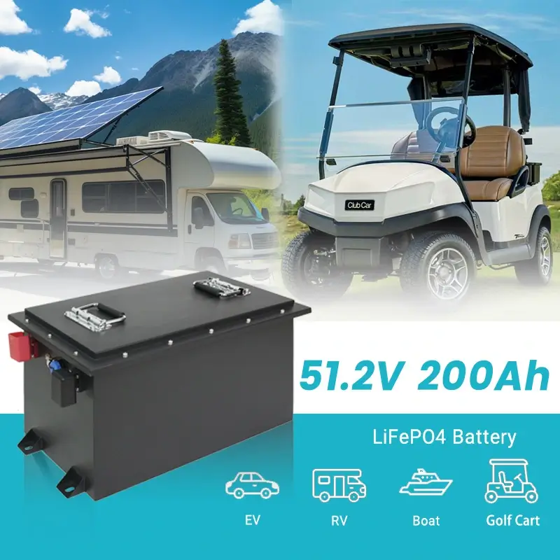 48V 200Ah LiFePO4 Golf Cart Battery