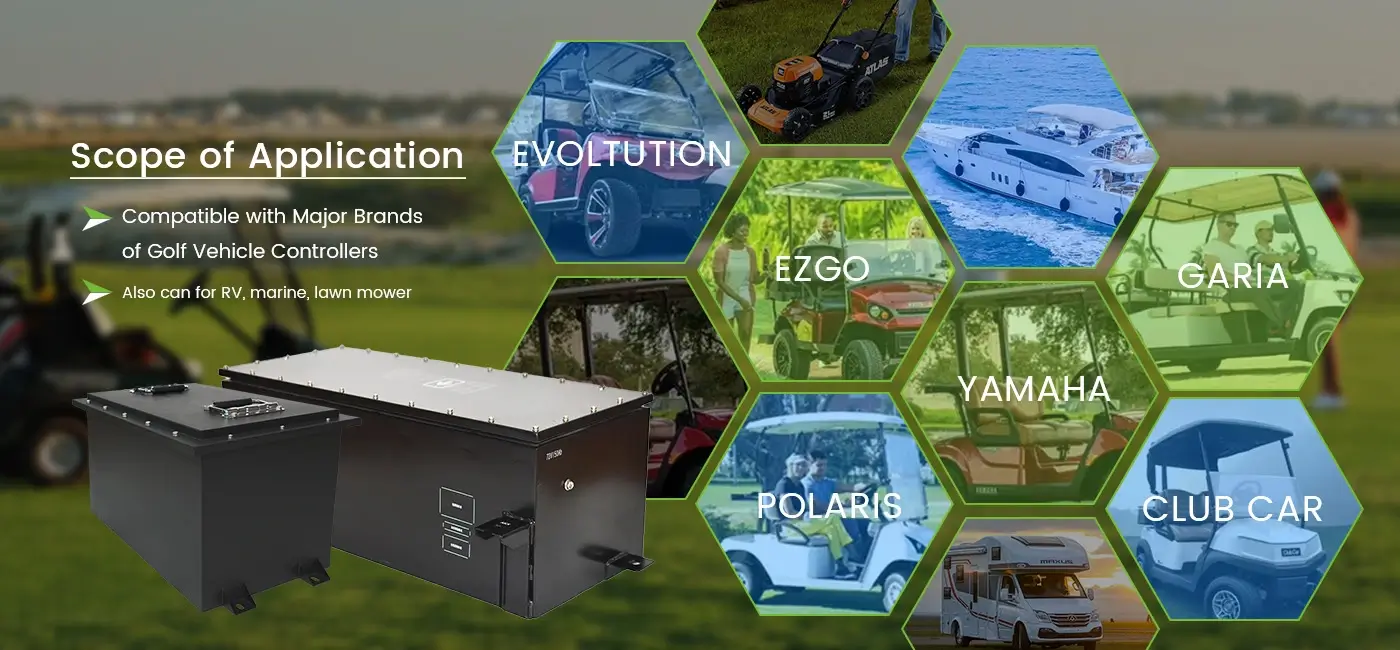 the scope of application, compatible with major brands of golf cart controllers
