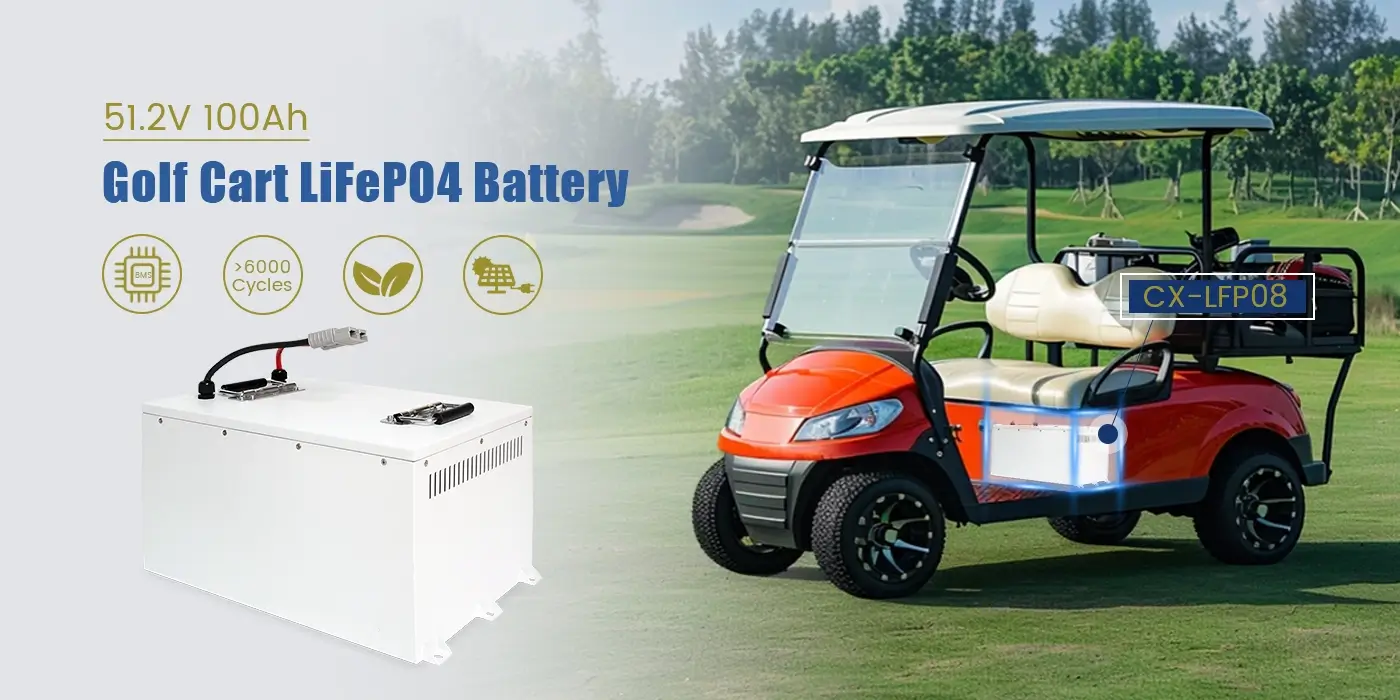51.2v 100ah lifpo4 battery for golf cart lifepo4 battery