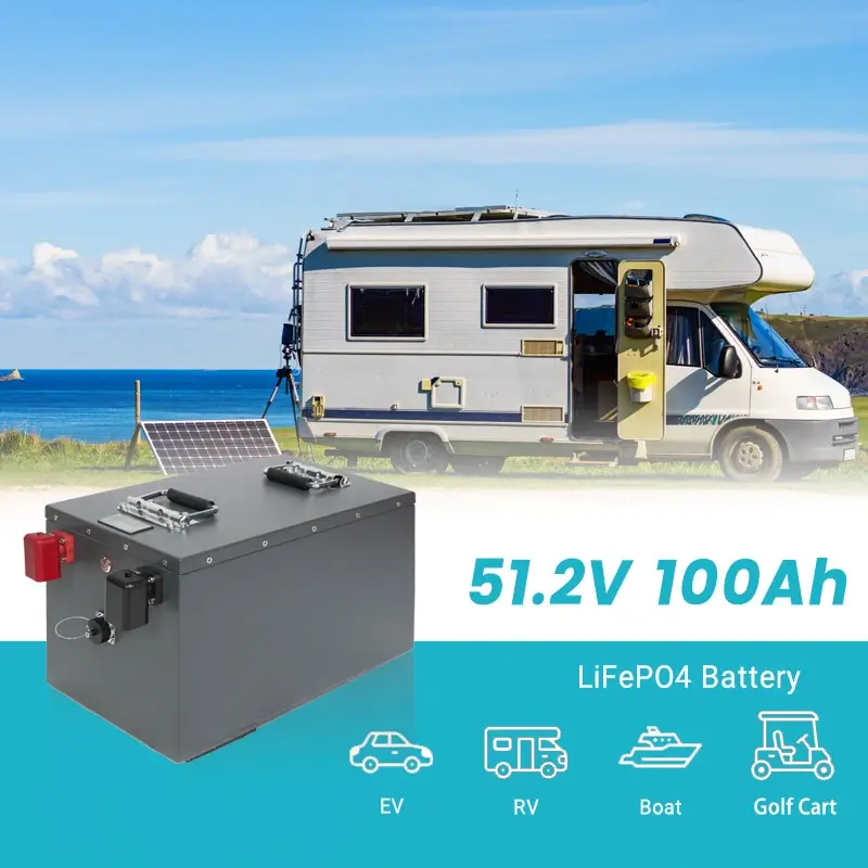 48V 100Ah LiFePO4 Battery for RV