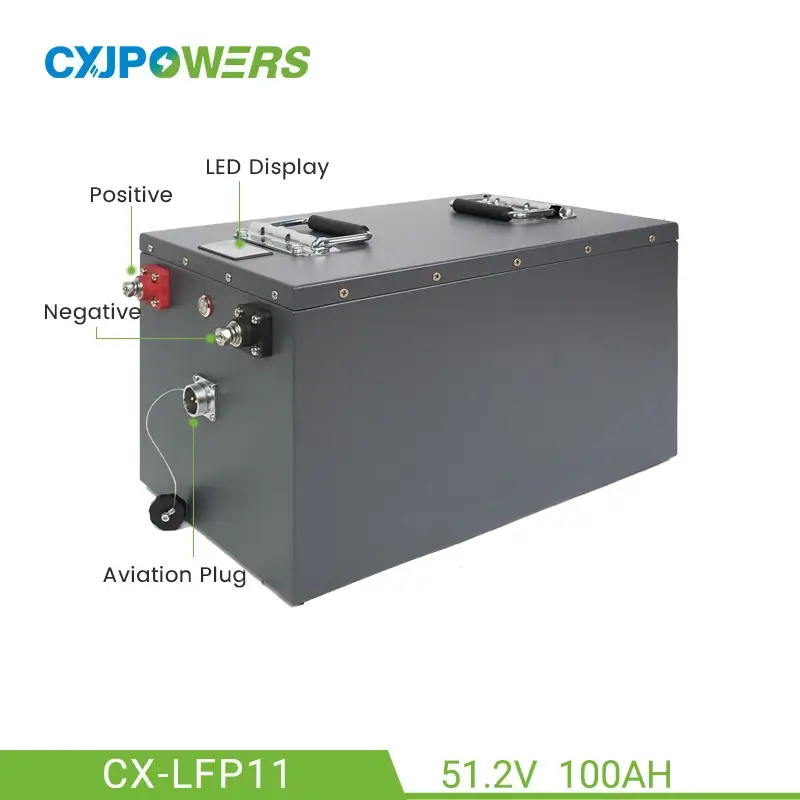 48V 100Ah LiFePO4 Battery for RV
