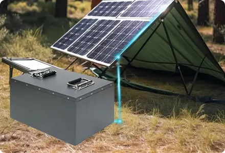 lifepo4 battery charge by solar panel