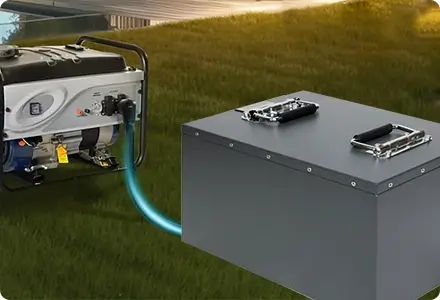 lifepo4 battery charge by generator