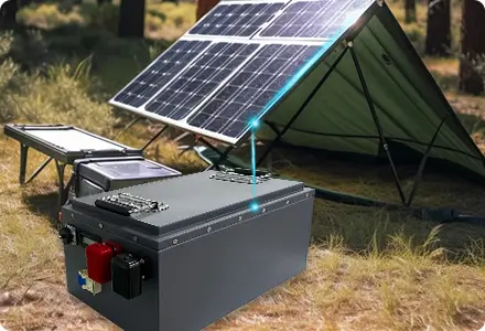51.2v 100ah lifepo4 battery cx-lfp12 charge by solar panel