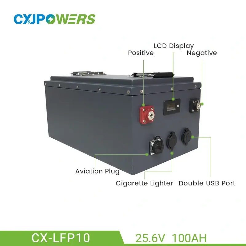 24V 100Ah LiFePO4 Battery Packs