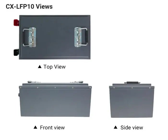 the views of 24v 100ah lifepo4 battery cx-lfp10