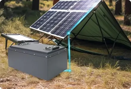 lifepo4 battery charge by solar panel charging