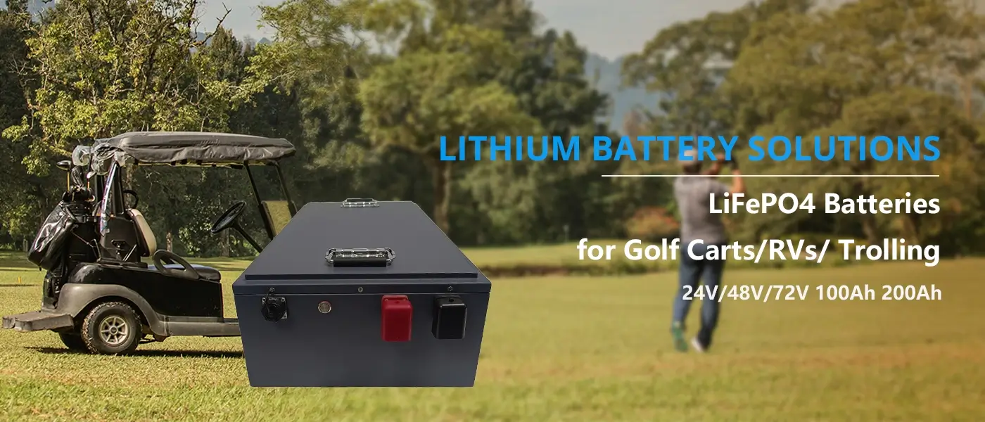 golf cart lifepo4 battery 72v 100ah 6000 cycles