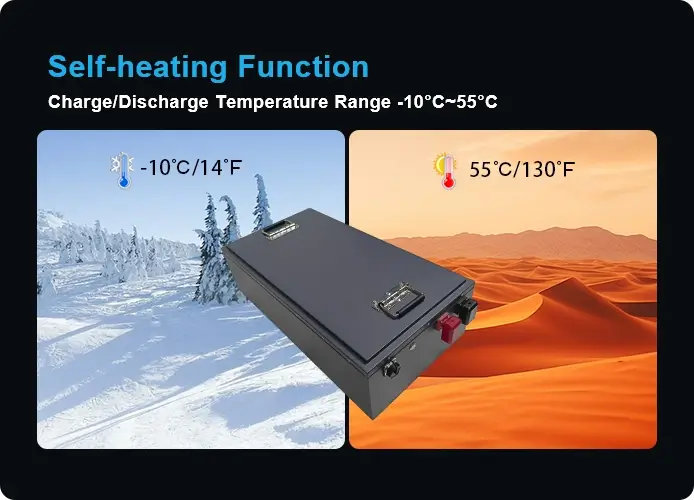 lifepo4 battery has self-heating function
