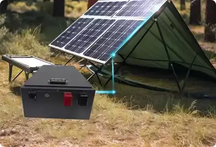 lifepo4 battery charge by solar panel