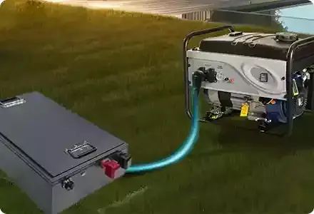 lifepo4 battery charge by generator