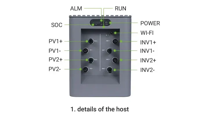 details of balcony solar system cx-bs001-1