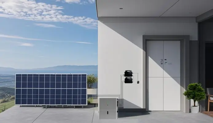 the balcony solar system cx-bs001 for balcony pv energy storage system
