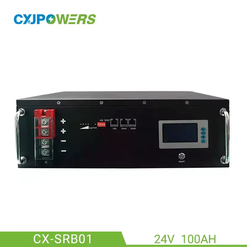 LiFePO4 100Ah 24V Server Rack Battery