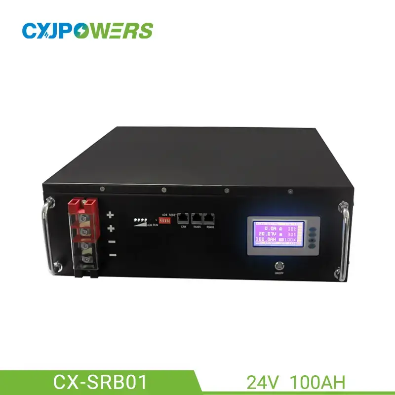 LiFePO4 100Ah 24V Server Rack Battery