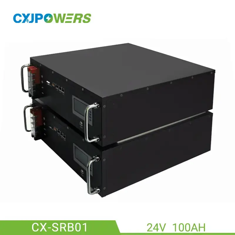 LiFePO4 100Ah 24V Server Rack Battery