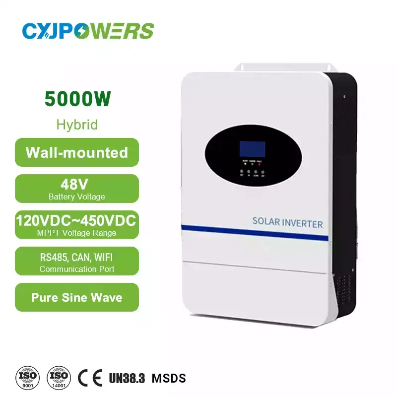5kW 48V Hybrid Inverter for Home with Battery