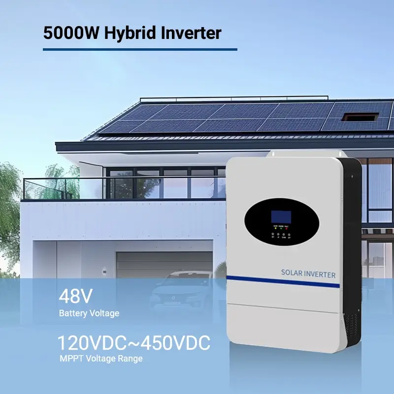 5kW 48V Hybrid Inverter for Home with Battery