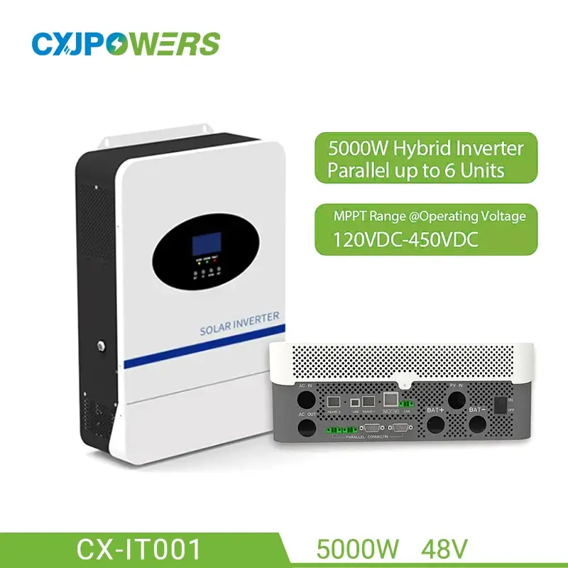 5kW 48V Hybrid Inverter for Home with Battery