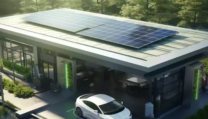 the 48v hybrid inverter for car charging station