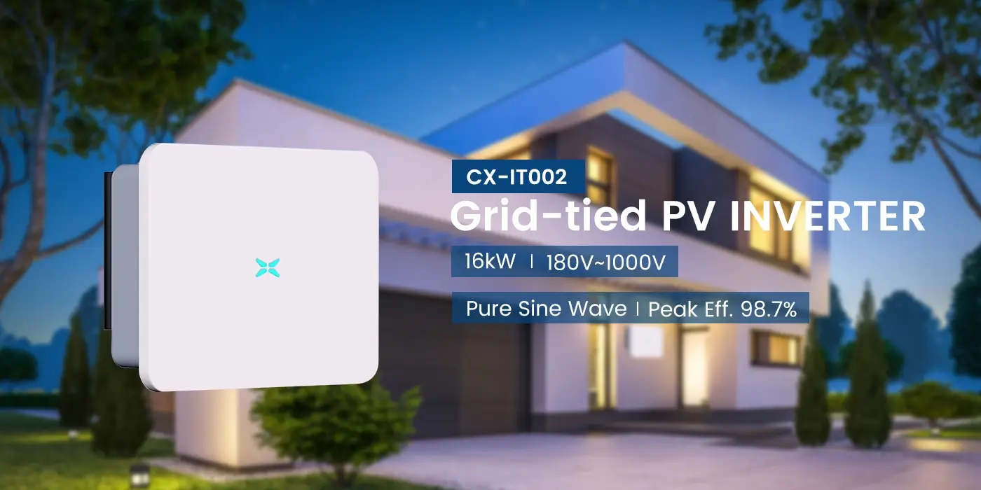 16kw 180v~1000vdc grid-tied solar inverter for home