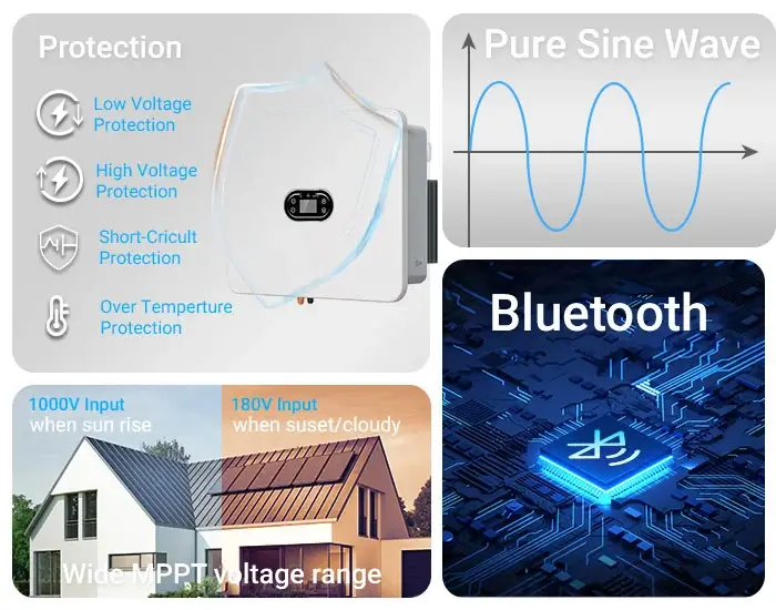 features fo inverter for home solar system cx-it004-1