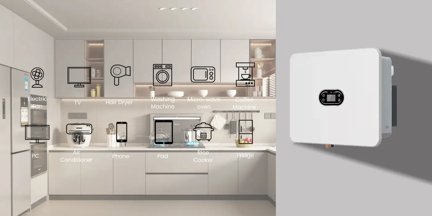 multi compatible inverter for home solar system for various devices 
