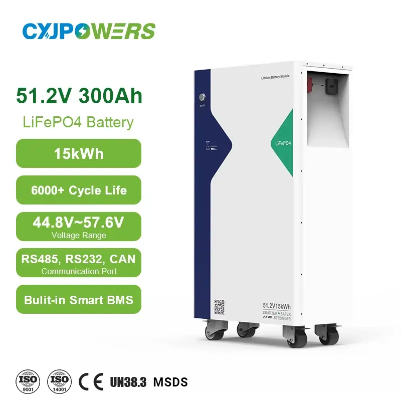 15kWh Solar Battery Backup for House LFP Battery