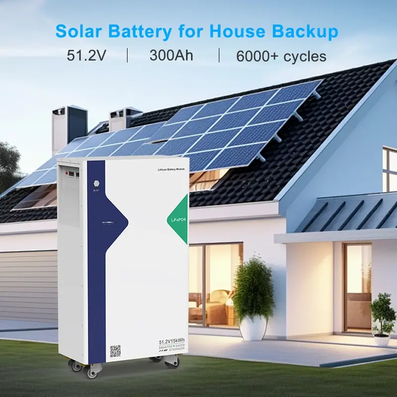 15kWh Solar Battery Backup for House LFP Battery