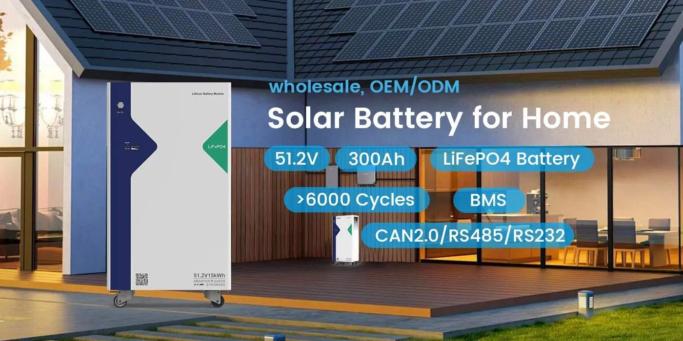 15kwh solar battery backup for house lfp battery
