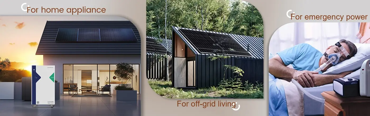 the application scenario of the 15kwh solar battery backup for house cx-te008