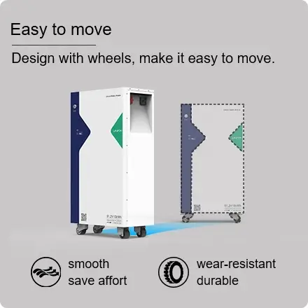 the solar battery backup for house cx-te008 has 4 wheels, easy to move