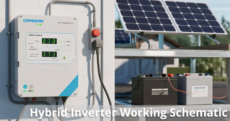 Hybrid Inverter Working Schematic