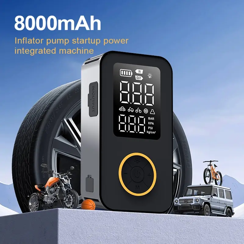 12V Jump Starter with Tire Inflator 150 PSI