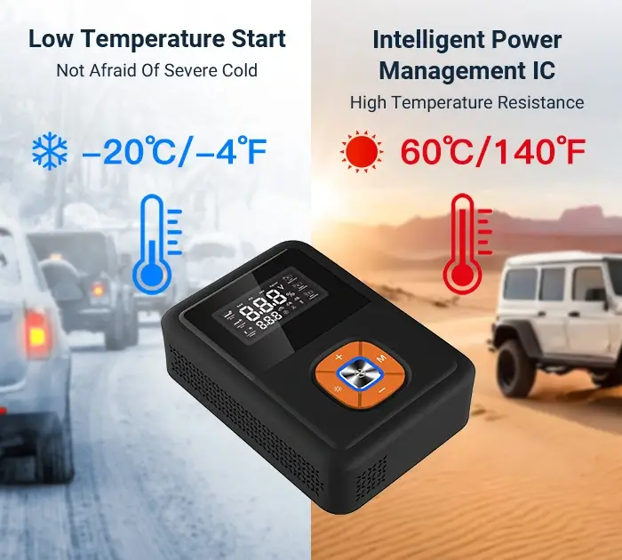 This emergency jump starter is resistant to high and low temperatures and is waterproof and dustproof-1 This emergency jump starter is resistant to high and low temperatures and is waterproof and dustproof-1