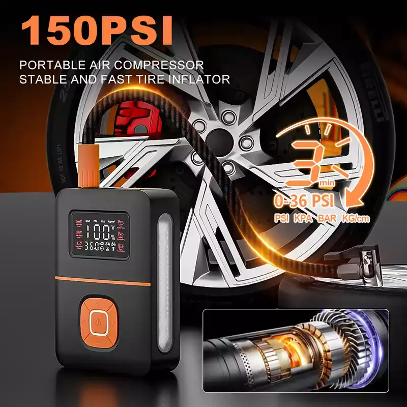 8000mAh Portable Car Battery Jump Starter 12V