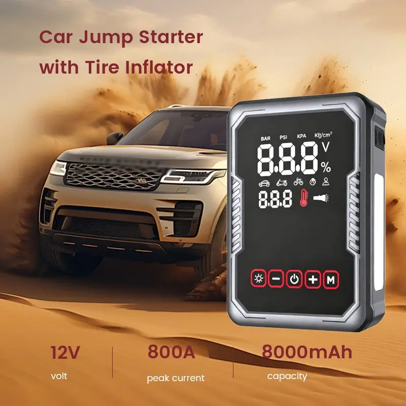 12V Portable Auto Emergency Jump Starter