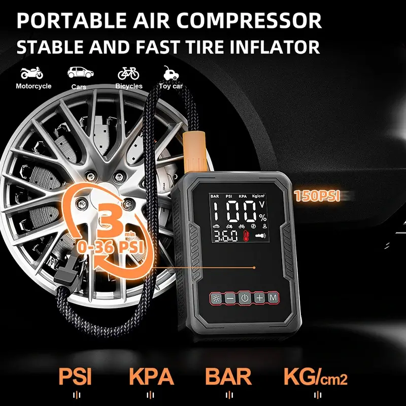 Portable Car Battery Booster Jump Starter