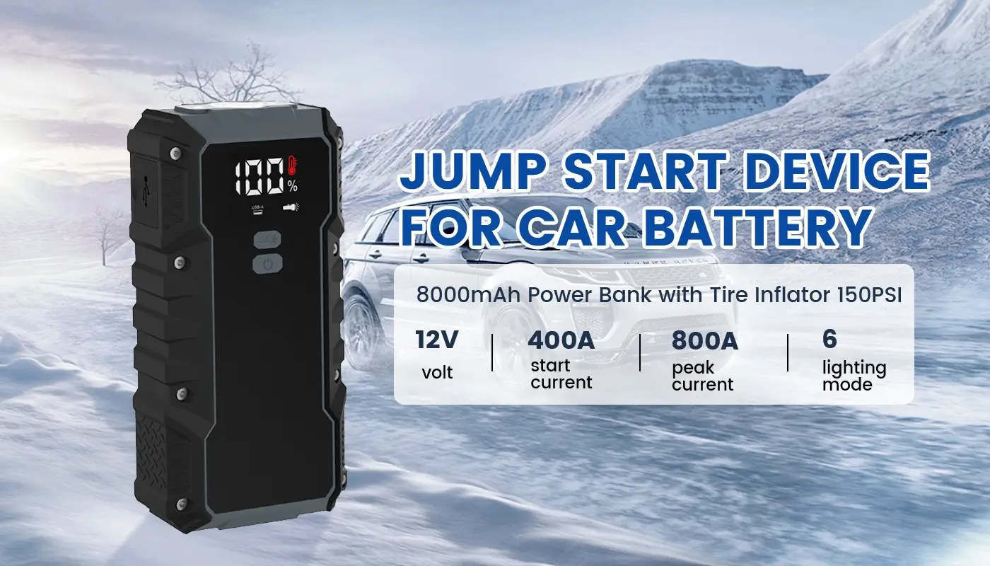 12V 8000mAh Jump Start Device for Car Battery 12V 8000mAh Jump Start Device for Car Battery