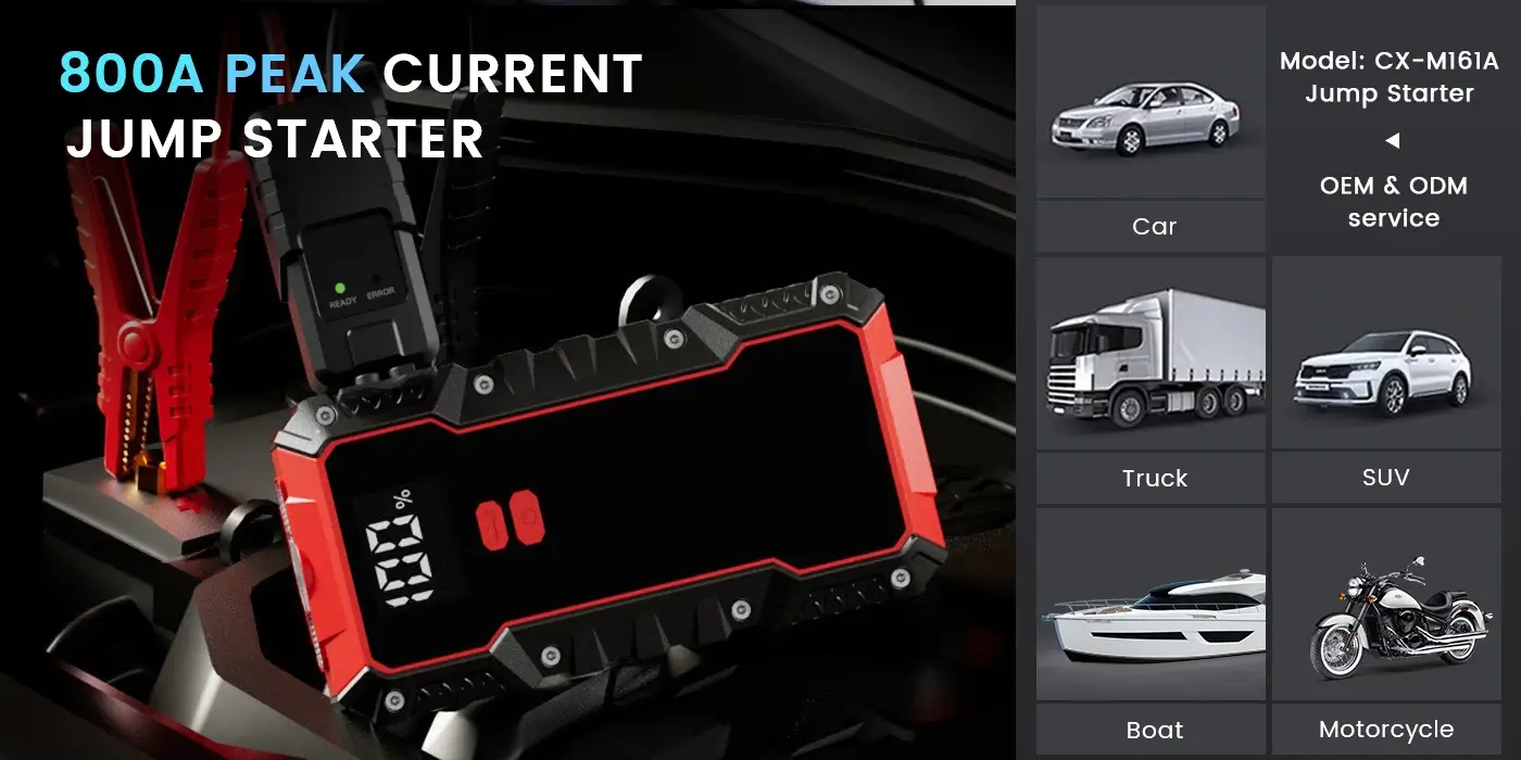 This emergency jump starter is suitable for various car models. This emergency jump starter is suitable for various car models.
