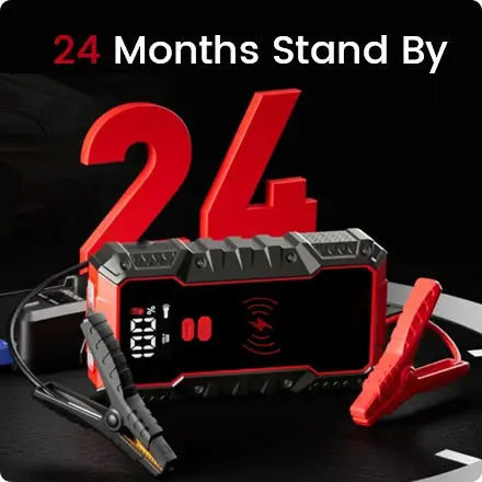 Low self-discharge, battery lasts 24+ months. Low self-discharge, battery lasts 24+ months.