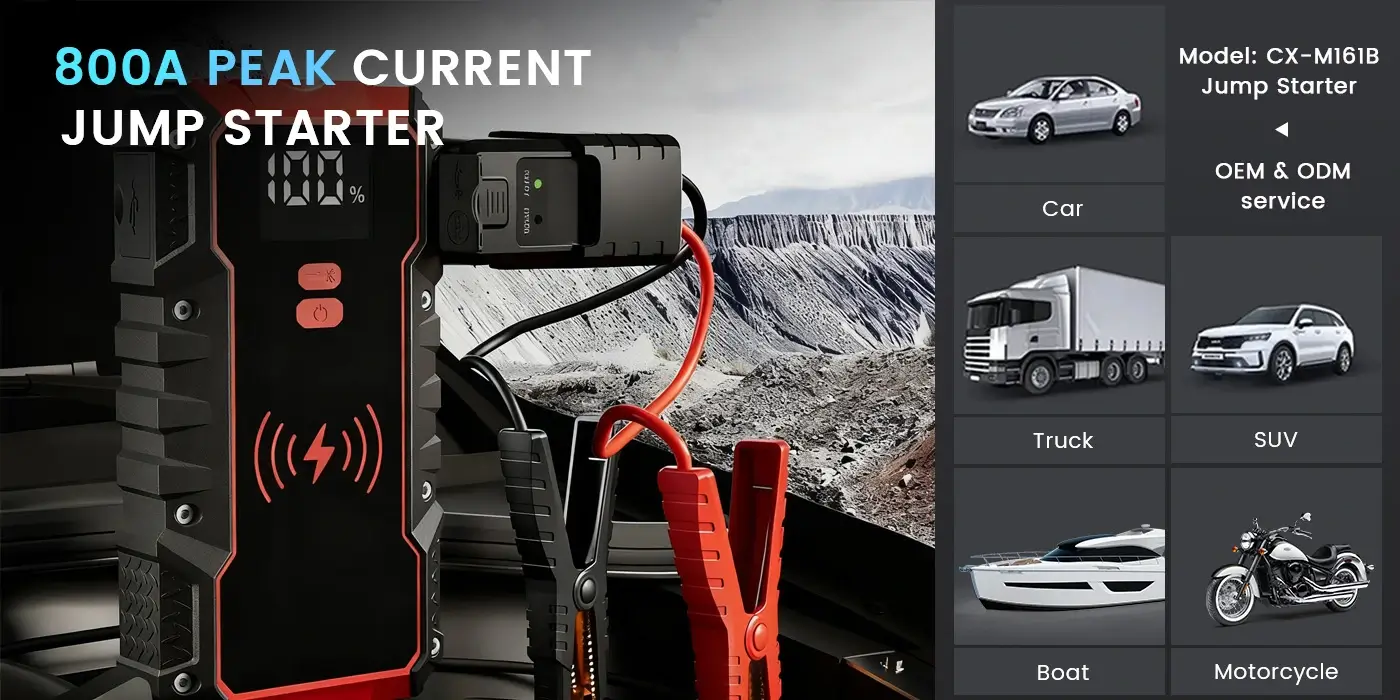 This emergency jump starter is suitable for various car models. This emergency jump starter is suitable for various car models.