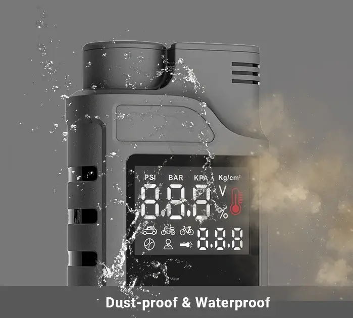 This emergency jump starter is resistant to high and low temperatures and is waterproof and dustproof-2